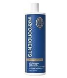 Ingreendients Moisturizing Body Wash For Sensitive, Dry & All Skin Types - pH Balanced, Natural, Organic, Non-Toxic, Vegan, Sulfate-Free, Paraben-Free, Gluten-Free (16 FL. OZ)