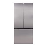 Avanti FFFDS175L3S French Door Refrigerator with Bottom Freezer 30-Inch Wide​, Frost Free Technology, Large Capacity with Adjustable Shelves, Bins & Crisper Drawers, 17.5-Cu.Ft, Stainless Steel