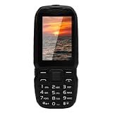 Tangxi 2G Rugged Phone with Dual SIM Cards, 2.6in HD Screen, Unlocked Cell Phone for Seniors & Kids, 3000mAh Battery, Loud Speaker (Black)