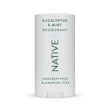 Native Aluminum-Free Clean Deodorant with Natural Derived Ingredients, 72HR odor control | Deodorant for Women and Men, With Baking Soda, Coconut Oil, Shea Butter | Eucalyptus & Mint