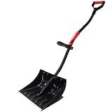 McKraftis Ergonomic Snow Shovel with Assist Grip for Driveway; D-Grip