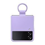 Samsung Galaxy Z Flip4 Official Silicone Cover with Ring Bora Purple