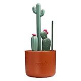 Boon Cacti Bottle Cleaning Brush Set, Terracotta , 4 Piece Set