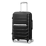 Samsonite Freeform Hardside Carry-On Luggage with Spinner Wheels - Hardshell Suitcase - TSA, Airline-Approved - Expandable Hard Shell, Smooth Rolling Wheels for Lightweight Travel – Black