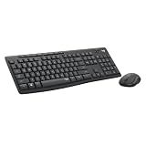 Logitech MK295 Full Size Silent Wireless Keyboard Mouse Combo - Graphite