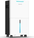 21 Pint Dehumidifier, 1500 Sq. ft Dehumidifier for Basement with Drain Hose