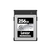 Lexar 256GB Professional CFexpress Type B Silver Series Memory Card, for Photographers, Videographers, Up to 1750/1300 MB/s, 8K Video (LCXEXSL256G-RNENG)