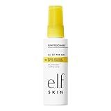 e.l.f. SKIN All Set For Sun SPF 45 Setting Spray, Clear Makeup Setting Mist + Sunscreen, Weightless SPF Face Protection & Makeup-Locking Spray, Vegan & Cruelty-Free