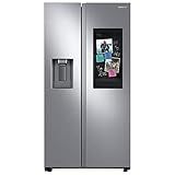 Samsung 26.7 Cu. Ft. Large Capacity Side-By-Side Refrigerator with Family Hub, Stainless Steel, RS27T5561SR/AA
