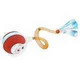 Jkanti Interactive Cat Toys for Indoor Cats,The 3rd Generation Agile Moving Cat Ball with Elastic Mesh Tail,Automatic Kitten Toys for Bored Indoor Cats,Motion Activated (Orange)