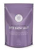 Pure Body Naturals Sitz Bath Salt – Postpartum Care and Hemorrhoid Treatment – Natural Soak for Self Care and Hemmoroid Treatment - Post Partum Essentials, 10 Oz