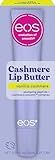 eos Cashmere Lip Butter, Vanilla Cashmere, eos Lip Butter with Plumping Peptides For Smooth Lips, 0.35 fl oz