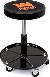 WEN 73012T 300-Pound Capacity Pneumatic Rolling Mechanic Stool