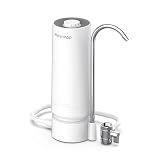 Waterdrop CTF-05 Water Filter for Sink Faucet, Countertop Water Filter System and Filter Life Reminder, Reduces Heavy Metals, Bad Odor, and 99% Chlorine, 4000 Gallons, 1 Filter