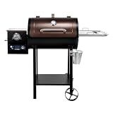 Pit Boss 440 Mahogany Series Wood Pellet Grill & Smoker with Flame Broiler and LED Digital Controller, 518-Sq. In. Cooking Space, 180°F to 500°F Temperature Range, 5 lb. Pellet Hopper, Brown