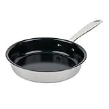 Alva Maestro 8" 5-Ply Nonstick Stainless Steel Frying Pan – PFAS/PTFE/PFOA-Free Ceramic Coating, Induction Compatible, Oven Safe to 400°F, Metal Utensil Safe, Easy to Clean, Even Heat Cooking