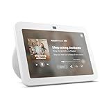 Amazon Echo Show 8, With Spatial Audio, Smart Home Hub, ideal for open living spaces, includes Alexa, Glacier White