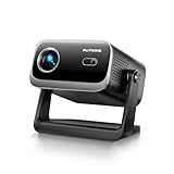 Projector with WiFi and Bluetooth - Mini Projector Short Throw[145°Adjustable-Stand & Electric Focus & Auto Keystone 50% Zoom] PUTRIMS Portable 1080P Home Outdoor Movie Proyector for TV Stick/Phone