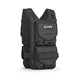CAP Barbell Adjustable Weighted Vest, 50 lb, Black