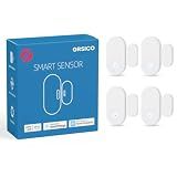 Zigbee Door Sensor 4 Pack, Smart Contact Sensor for Door Window Security