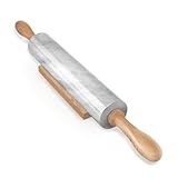 Koville Marble Rolling Pin, Non-Stick African Stone Polished Dough Roller, Pasta, Dumpling, Ravioli, Fondant, Pie Crust, Kitchen Baking Pastry Tools(Namib Fantasy)