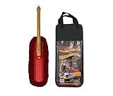 California Car Duster Heritage Edition Wood Handle and Cotton Mop 86242, Red