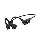 PSIER Bone Conduction Headphones, 2025 Upgrade Bluetooth 6.0 Open Ear Headphones, 10Hrs Playtime Wireless Earbuds with Mic, 23g Lightweight Comfort, IPX5 Waterproof Running Headphones for Gym, Outdoor