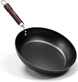 Armorbear 12 Inch Pre-Seasoned Carbon Steel Frying Pan, Nitrided Skillet