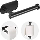 JOPOFI Toilet Paper Holder - Adhesive Toilet Paper Holder - Matte Black