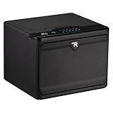 RPNB Smart Home Safe, Touchscreen Biometric Safe, High Capacity Dual-Layer Jewelry Safes with Biometric Fingerprint, Temperature Humidity Monitor, Pop Open Lid, Kube Knight Series