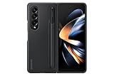 SAMSUNG Galaxy Z Fold4 Standing Cover with S Pen and S Pen Holder, Protective Phone Case with Kickstand for Hands Free Viewing, US Version, Black