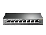 TP-Link TL-SG108PE V3 | 8 Port Gigabit PoE Switch | Easy Smart Managed | 4 PoE+ Ports @64W | Plug & Play | Sturdy Metal w/ Shielded Ports | Fanless | QoS, Vlan & IGMP | Limited Lifetime Protection