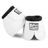 Jeffers Equine No Turn Bell Boots for Horses, Pair, Medium | White