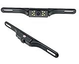 YIMU Car Backup Camera, License Plate Camera with 7 LED Lights Rear Camera, HD Night Vision Rear View Camera,Wide View Angle, IP69K Waterproof Reverse Vehicle Camera for Cars,SUV,Trucks,RV, Pickup