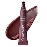 MCoBeauty - Peptide Lip Treatment - Caramel - Nude Brown Shade - High Gloss Peptide Lip Balm & Plumper with Shea Butter - Hydrating Conditioning Lip Glaze for Soft Smooth Lips - Cruelty Free
