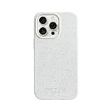 Eco by GranolaGear - Eco-Friendly Phone Case for iPhone 15 Pro - Biodegradable, Compostable, Plastic-Free, Made from Plants - Alpine Snow