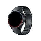 PPXZDZQXXJJ No Gaps Titanium Strap For Huawei Watch GT 6 Pro 46MM Specialized Metal Bracelet For Huawei GT6Pro Replace Wristband Correa Accessories(Black)