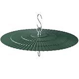 11.5" Metal Bird Feeder Rain Guard - Green