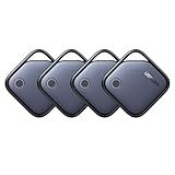 UGREEN FineTrack (iOS Only) Air Tracker Tags 4 Pack, 2-Year Replaceable Battery Bluetooth Tracker Compatible with Apple Find My, Item Finder Smart Tag for Keys, Luggage, Wallet - [Apple MFi Certified]