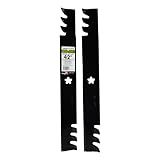 MaxPower 561713XB 2 Commercial Mulching Blade Set for Many 42 in. Cut Craftsman, Husqvarna, Poulan Mowers Replaces OEM #'s 138498, 138971, 532138971, 532127843, 532138498