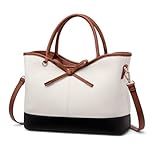 LOVEVOOK Purses and Handbags,PU Leather Purse for women with Zipper,Cute Bow Satchel Top Handle Bags for Ladies