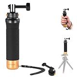 NEEWER Quick Release Floating Hand Grip for Action Camera, Underwater Handle Stick Mount with Detachable Camera Mount Adapter Wrist Strap, Compatible with GoPro13 12 11 10 9, GP23