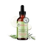 Mielle Organics Rosemary & Mint Hair Oil - Strengthening Biotin Oil Infused Frizzy & Damaged Hair Care - Split Ends & Dry Scalp Treatment to Support Longer, Healthier Strands, 2oz