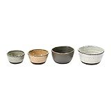 Stoneware Bowls with Reactive Glaze Finish, Set of 4