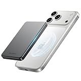 ULiXWH 10,000mAh MagSafe Power Bank Ultra Slim, Magnetic Wireless Charger with USB-C Cable, Fast Charging Portable Battery for iPhone 17/16/15/14/13/12 Series, All-Metal Design