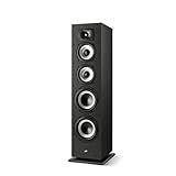 Polk Monitor XT70 Large Tower Speaker, Home Stereo Speakers, Hi-Res Audio, Dolby Atmos & DTS:X Compatible, 1" Tweeter, (2) 6.5" Balanced Woofers, (2) 8" Passive Radiators (Single, Midnight Black)