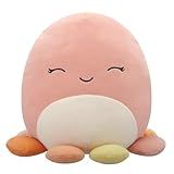 Squishmallows Original 12in Melina The Happy Peach Octopus – Official Jazwares Plush (Medium-Sized)