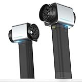 Oversize Turbo Dryer Blower for Car, Car Dryer Air Blower – 670CFM / 4LB Instant Thrust, Professional Aluminum Housing, 750W Power, 64MM Large Duct, 4-Speed LED Cordless Blower for Car/Lawn