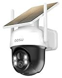 aosu Solar Camera Outdoor Wireless for Home Surveillance,Fixed Solar Panel