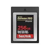 SanDisk Extreme PRO 256GB CFexpress Type-B Memory Card, 1700MB/s Read, 1200MB/s Write